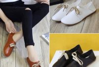 Classy Business Women Outfits Ideas With Flat Shoes40