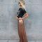Cute Maxi Skirt Outfits To Impress Everybody12