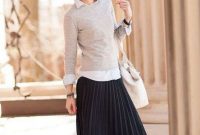 Cute Maxi Skirt Outfits To Impress Everybody18