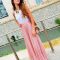 Cute Maxi Skirt Outfits To Impress Everybody35