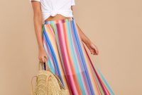 Cute Maxi Skirt Outfits To Impress Everybody36