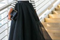 Cute Maxi Skirt Outfits To Impress Everybody38