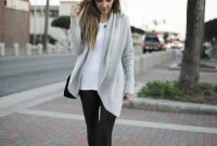 Cute Outfits Ideas With Leggings Suitable For Fall01