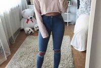 Easy And Cute Summer Outfits Ideas For School24