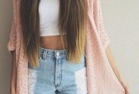 Easy And Cute Summer Outfits Ideas For School30