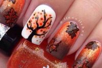 Eye Catching Fall Nails Art Design Inspirations Ideas09