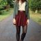 Modest But Classy Skirt Outfits Ideas Suitable For Fall12