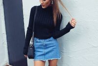 Modest But Classy Skirt Outfits Ideas Suitable For Fall29