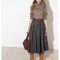 Modest But Classy Skirt Outfits Ideas Suitable For Fall41