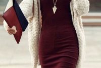 Stylish Work Dresses Inspirations Ideas To Wear This Fall29