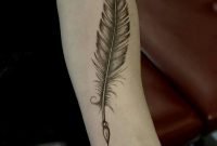 Awesome Feather Tattoo Ideas15