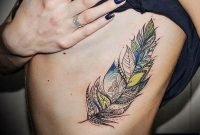 Awesome Feather Tattoo Ideas24
