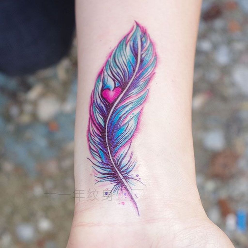 45 Awesome Feather Tattoo Ideas