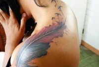 Awesome Feather Tattoo Ideas40