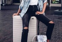 Classic And Casual Airport Outfit Ideas13