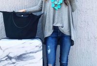 Classic And Casual Airport Outfit Ideas20