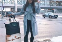 Classic And Casual Airport Outfit Ideas34