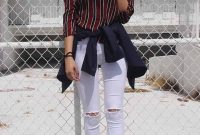 Fabulous And Fashionable School Outfit Ideas For College Girls21