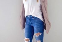 Fabulous And Fashionable School Outfit Ideas For College Girls25