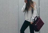 Fabulous And Fashionable School Outfit Ideas For College Girls40
