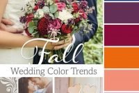 Popular Fall Wedding Color Trends Ideas17