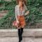 Adorable Winter Outfits Ideas Boots Skirts14