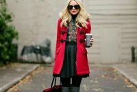 Adorable Winter Outfits Ideas Boots Skirts19