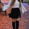 Adorable Winter Outfits Ideas Boots Skirts26