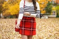 Adorable Winter Outfits Ideas Boots Skirts38