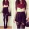 Charming Winter Outfits Ideas High Waisted Shorts07