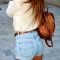 Charming Winter Outfits Ideas High Waisted Shorts28