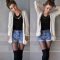 Charming Winter Outfits Ideas High Waisted Shorts35