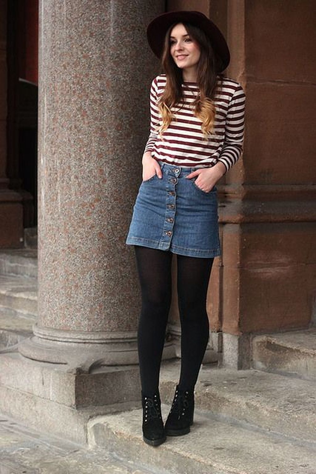 36 Fancy Winter Outfits Ideas Jean Skirts
