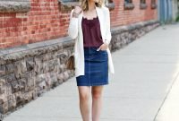 Fancy Winter Outfits Ideas Jean Skirts29