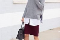 Incredible Skirt And Blouse This Fall Ideas10