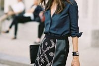 Incredible Skirt And Blouse This Fall Ideas27
