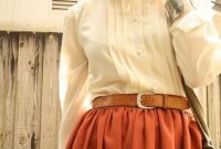 Incredible Skirt And Blouse This Fall Ideas32
