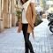 Popular Winter Outfits Ideas Leather Leggings04