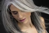 Pretty Grey Hairstyle Ideas For Women05
