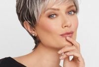 Pretty Grey Hairstyle Ideas For Women25