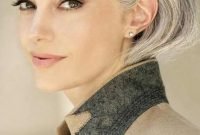 Pretty Grey Hairstyle Ideas For Women36