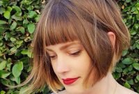Pretty Hairstyle With Bangs Ideas12