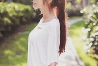 Pretty Hairstyle With Bangs Ideas14