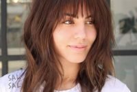 Pretty Hairstyle With Bangs Ideas25