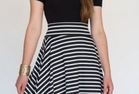 Wonderful Midi Skirt Outfit Ideas For Spring And Summer 201801