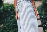 Wonderful Midi Skirt Outfit Ideas For Spring And Summer 201815