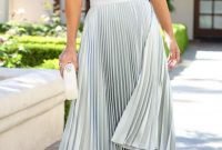 Wonderful Midi Skirt Outfit Ideas For Spring And Summer 201834