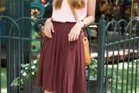 Wonderful Midi Skirt Outfit Ideas For Spring And Summer 201844