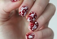 Astonishing Christmas Nail Design Ideas For Pretty Women30