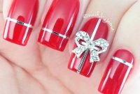 Astonishing Christmas Nail Design Ideas For Pretty Women35